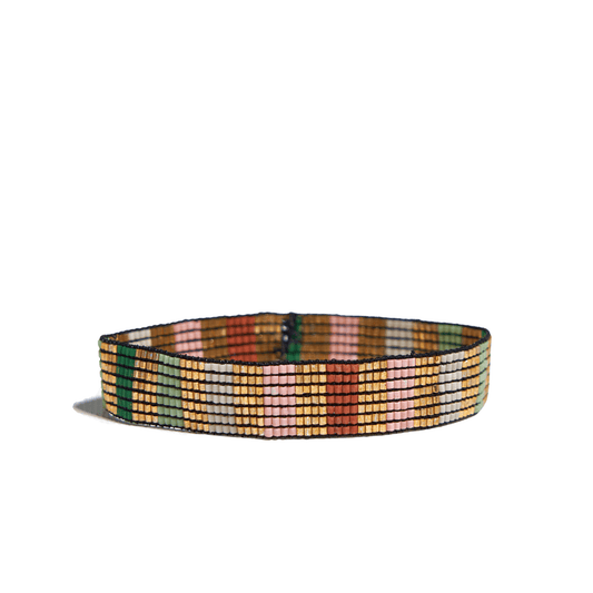 Alex Beaded Stretch Bracelet - Desert