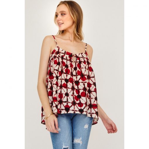 Polka Dot Tank - Red