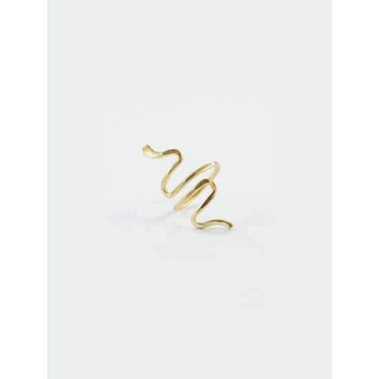 Serpentine Ring - Gold