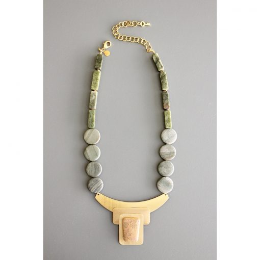 Jasper Geo Necklace