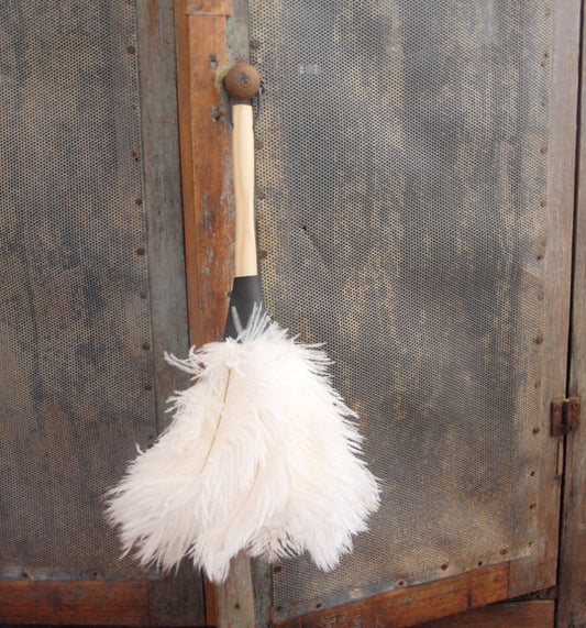 Small Feather Duster - Cream