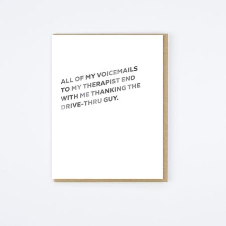All of my Voicemails Card by Sapling Press
