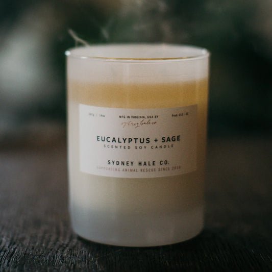 Sydney Hale Candle - Eucalyptus + Sage