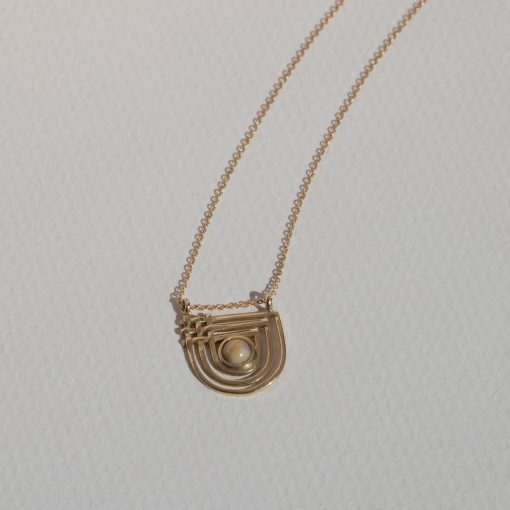 Golden Era Necklace - Agate